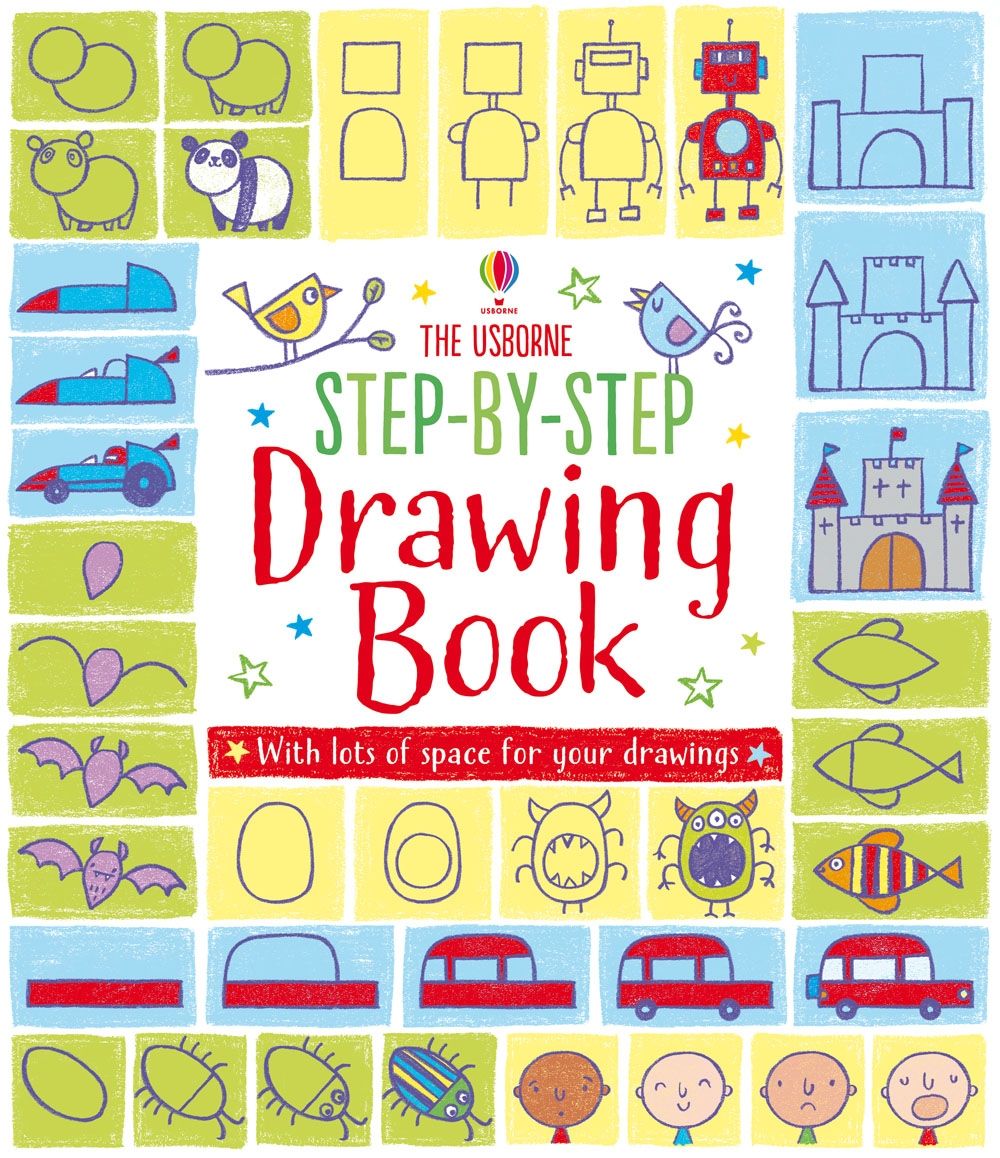 Step-by-Step Drawing Book by Fiona Watt