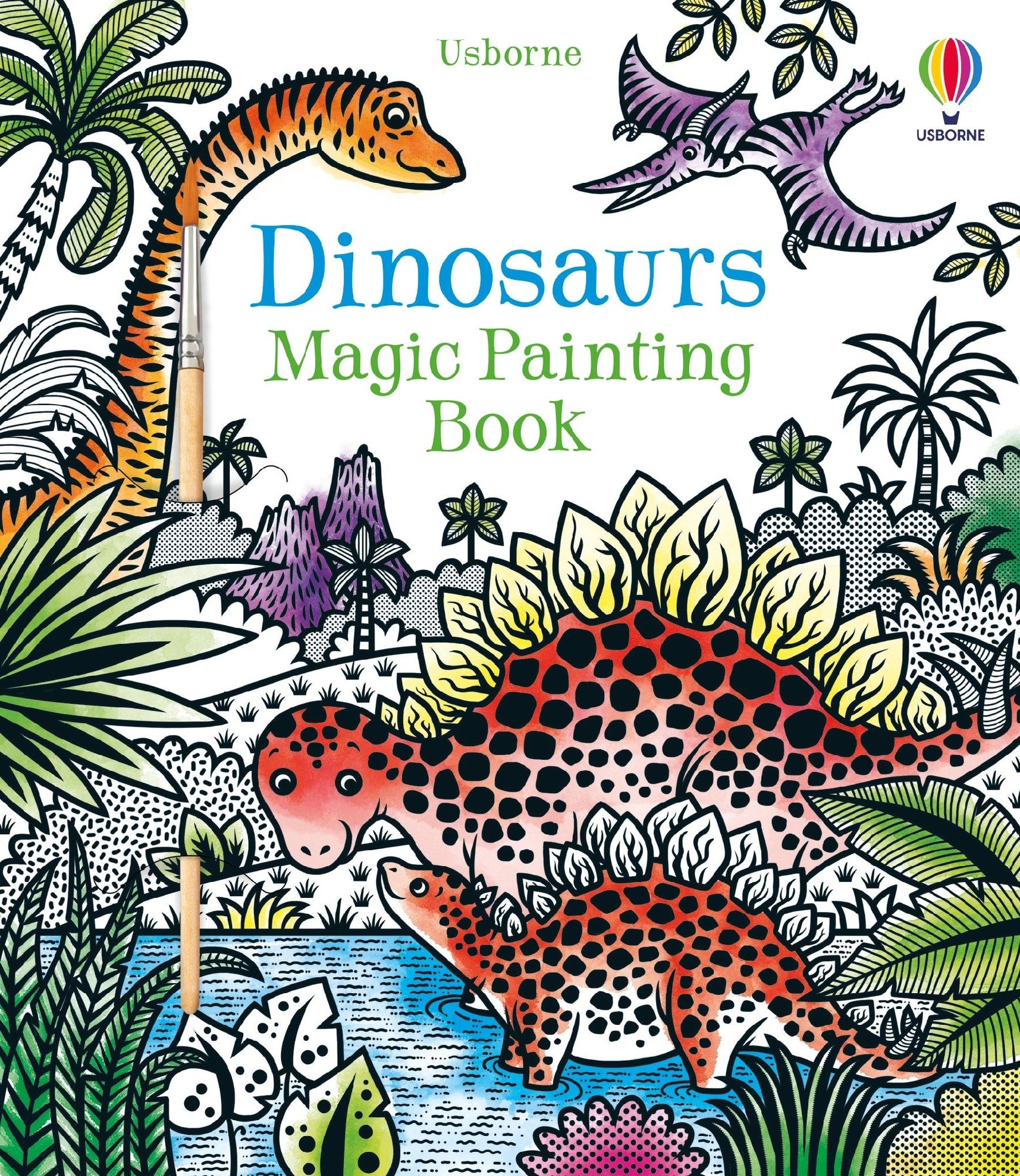 Dinosaurs Magic Painting Book by Usborne