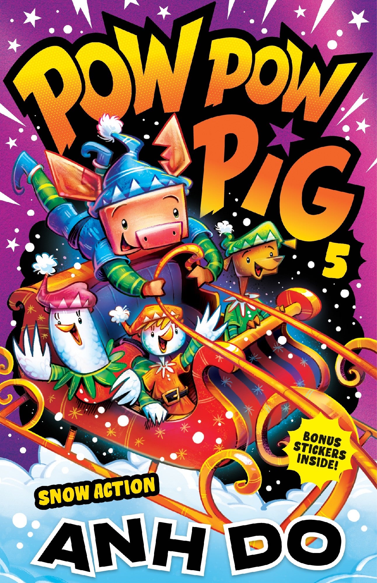 Snow Action: Pow Pow Pig 5 by Anh Do 