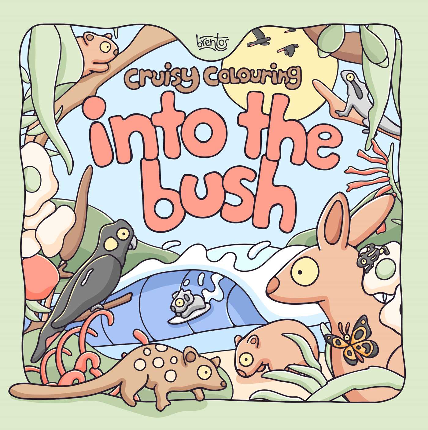 Cruisy Colouring: Into the Bush by Brentos
