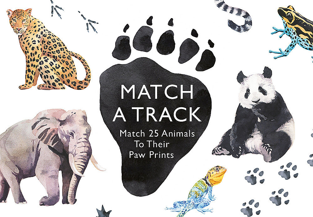 Match a Track Match 25 Animals to Their Paw Prints by Marcel George