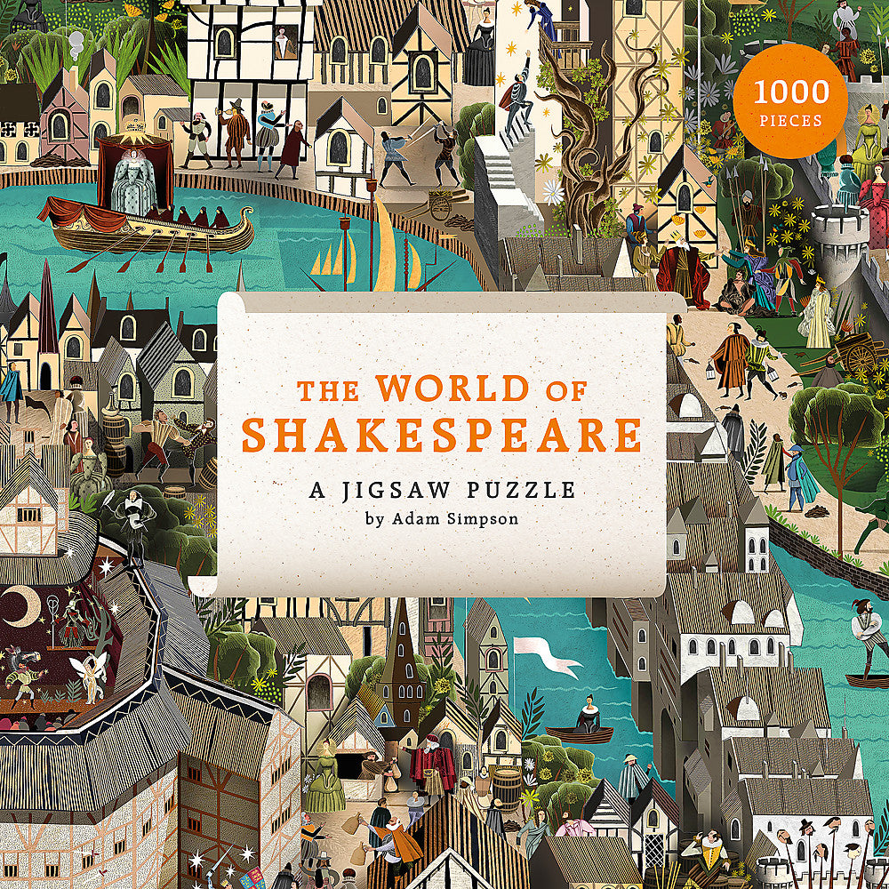 The world of Shakespeare Jigsaw by Adam Simpson 