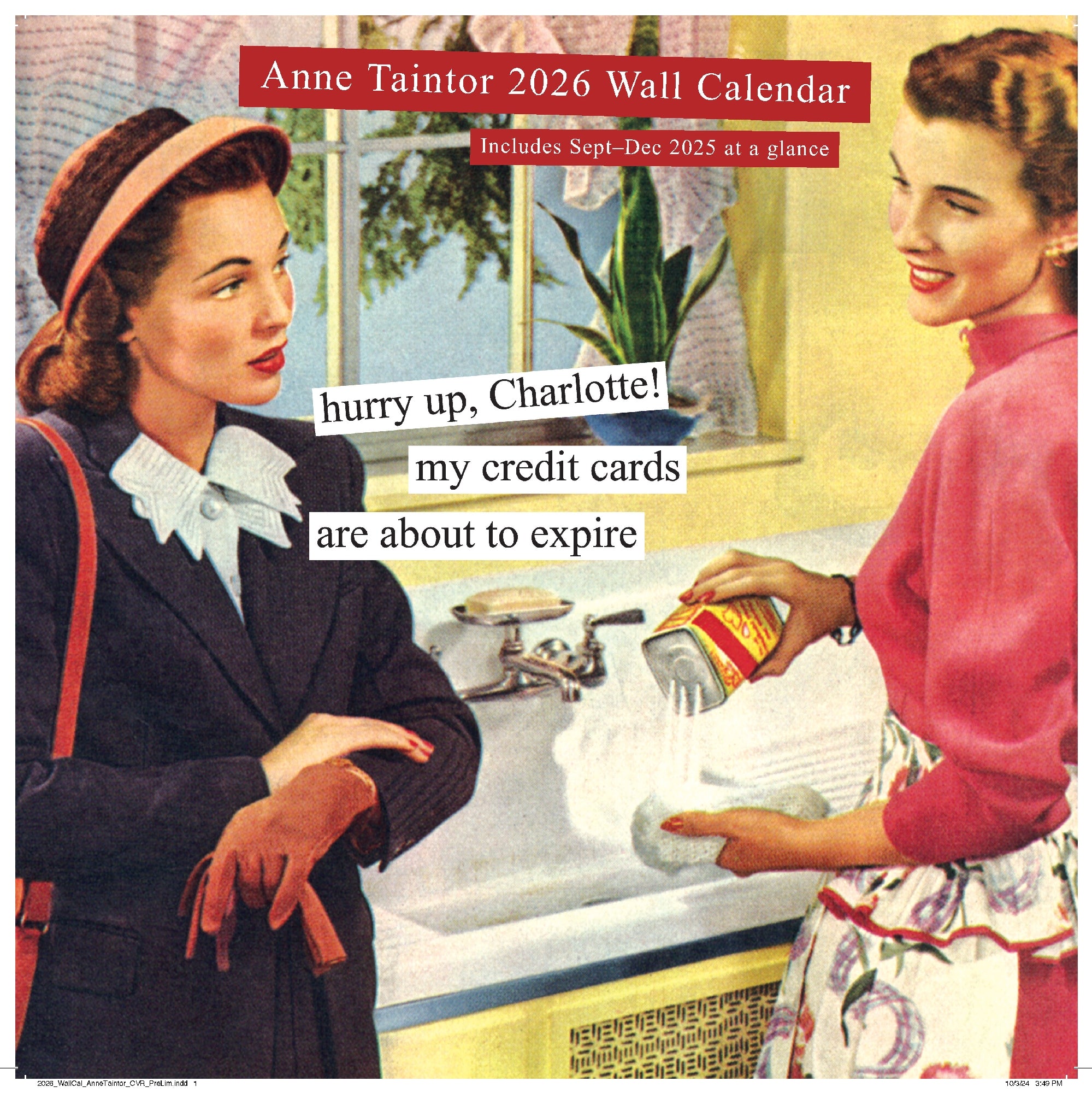 Anne Taintor 2026 Wall Calendar (out September 1) 