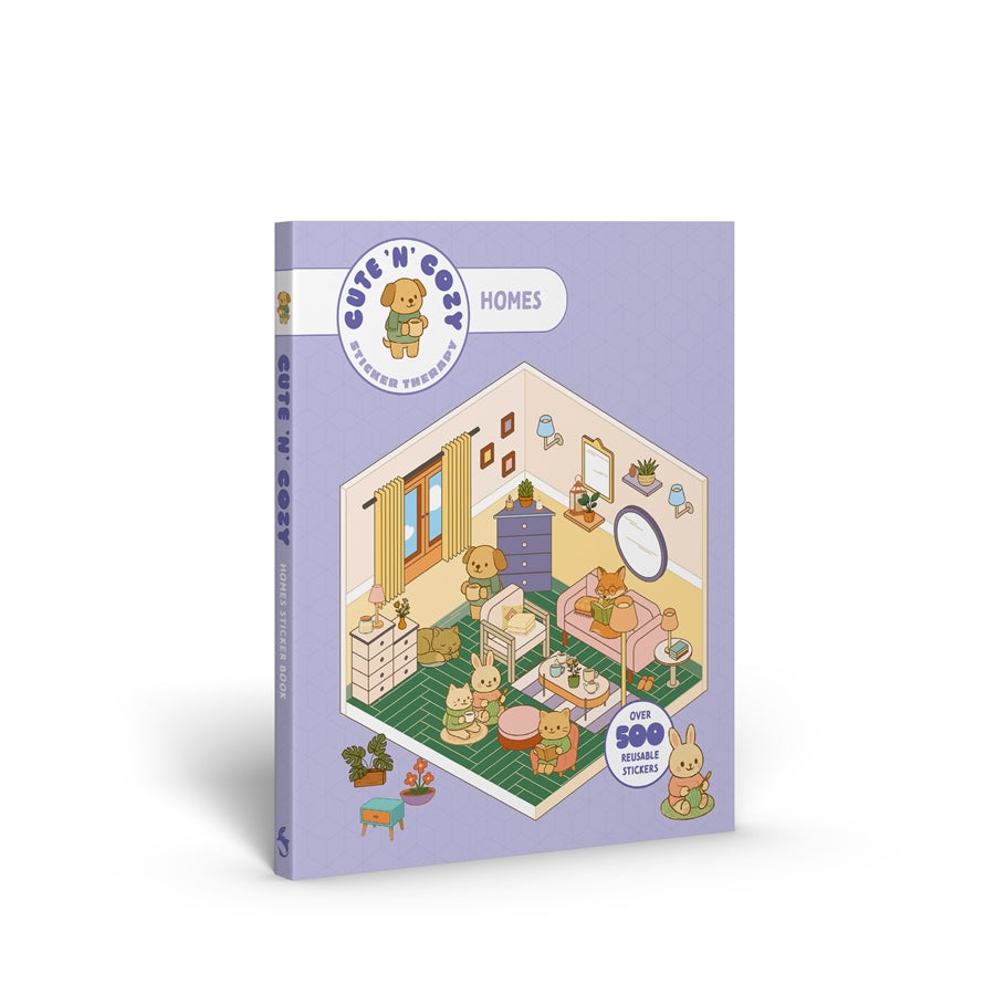 Cute 'n' Cozy Sticker Therapy: Homes by Skittledog
