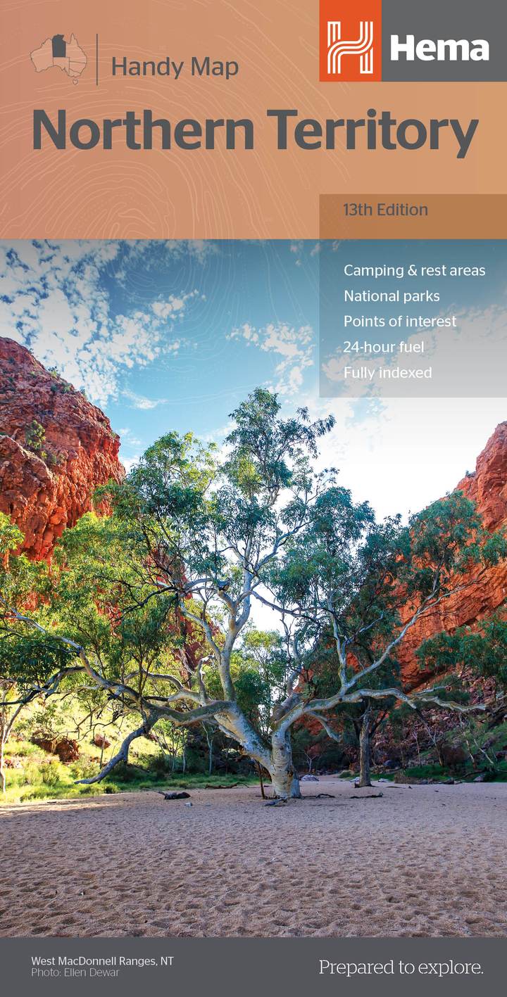 Map Northern Territory Hema Handy 13th ed