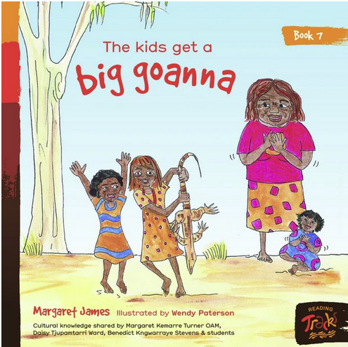 The kids get a big goanna #7 by Margaret Kemarre Turner OAM with Margaret James