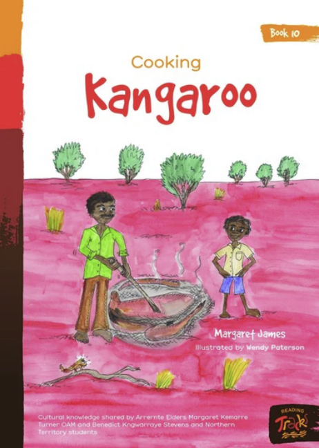 Cooking Kangaroo Books by Margaret Kemarre Turner OAM and Benedict Kngwarraye Stevens