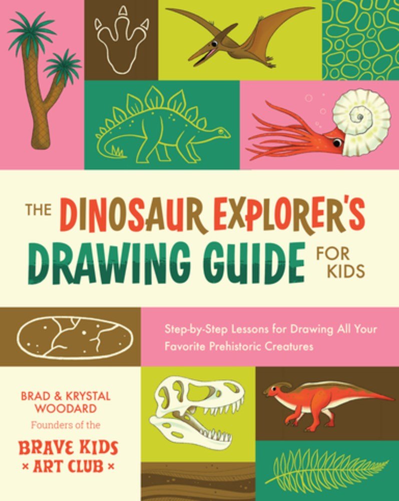 The Dinosaur Explorer's Drawing Guide For Kids by Brad Woodard and Krystal Woodard (out 1 November 2025) 