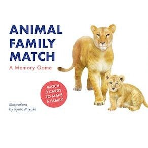 Animal Family Match game - Red Kangaroo Books