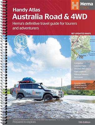 Australia Road and 4wd Handy Atlas 13th ed - Red Kangaroo Books