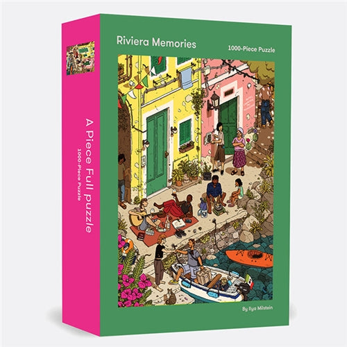 Riviera Memories: 1000-Piece Puzzle by Ilya Milstein - Red Kangaroo Books