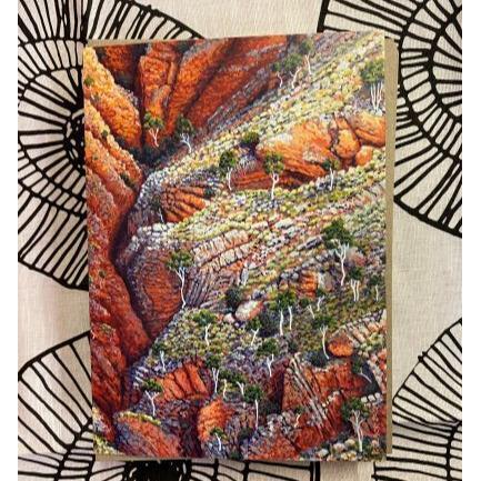 Bluff Crack Greeting Card by Pauline Clack - Red Kangaroo Books