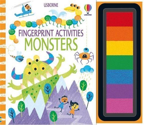 Fingerprint Activities Monsters by Fiona Watt - Red Kangaroo Books