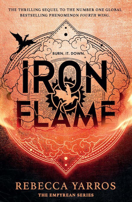 Iron Flame: The fiery sequel to Fourth Wing by Rebecca Yarros - Red Kangaroo Books