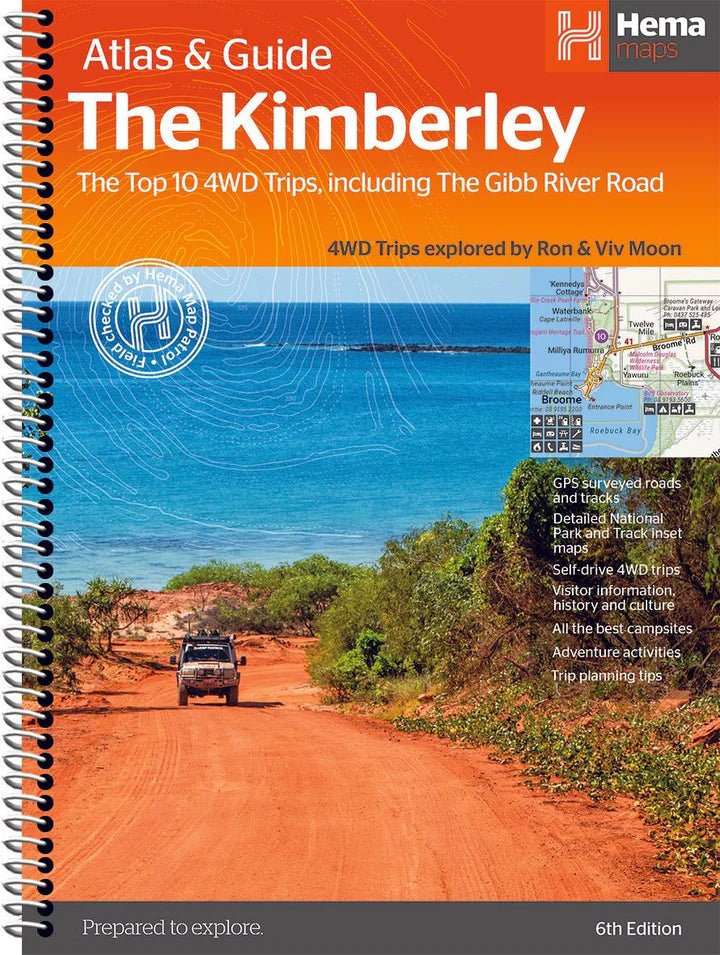 Kimberley atlas & guide by Hema Maps - Red Kangaroo Books