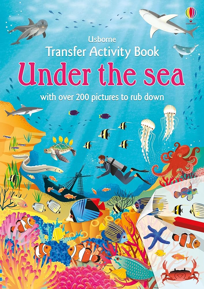 Little Transfer Book Under the Sea by Fiona Patchett, Mark Ruffle - Red Kangaroo Books