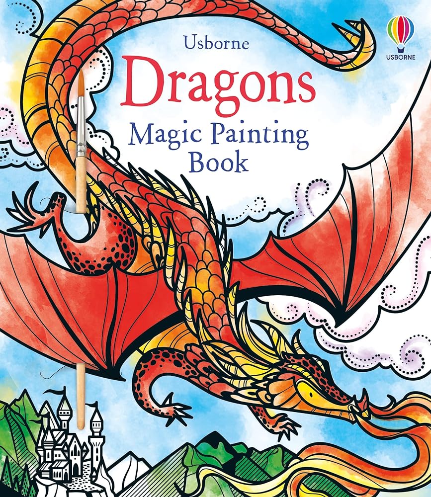 Magic Painting Dragons by Fiona Watt - Red Kangaroo Books