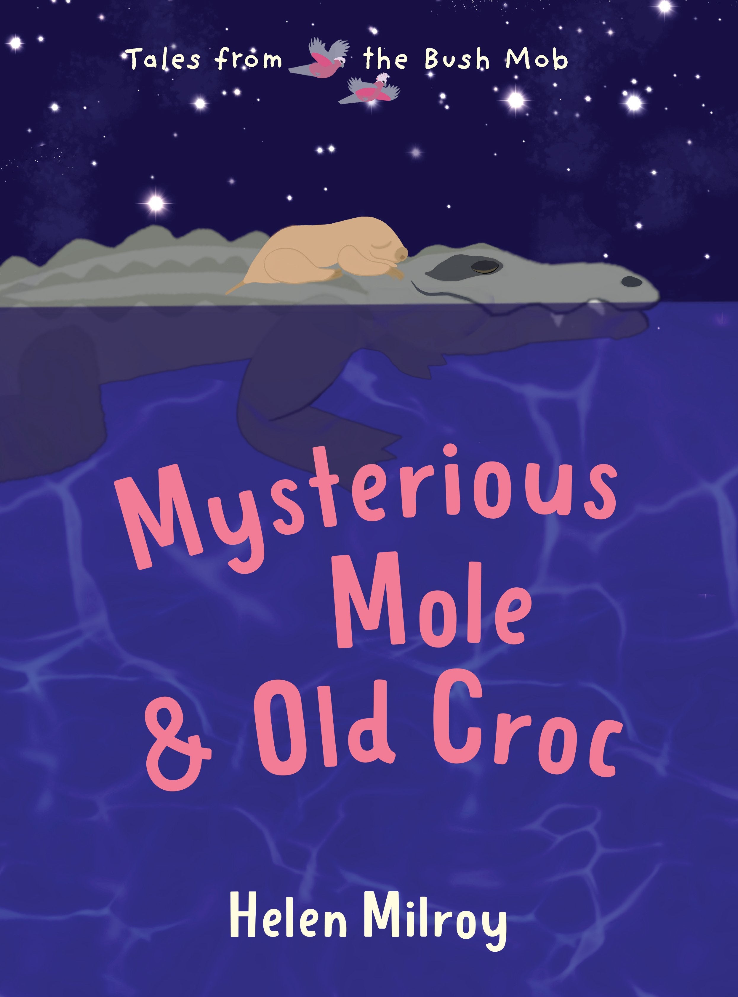 Mysterious Mole & Old Croc by Helen Milroy