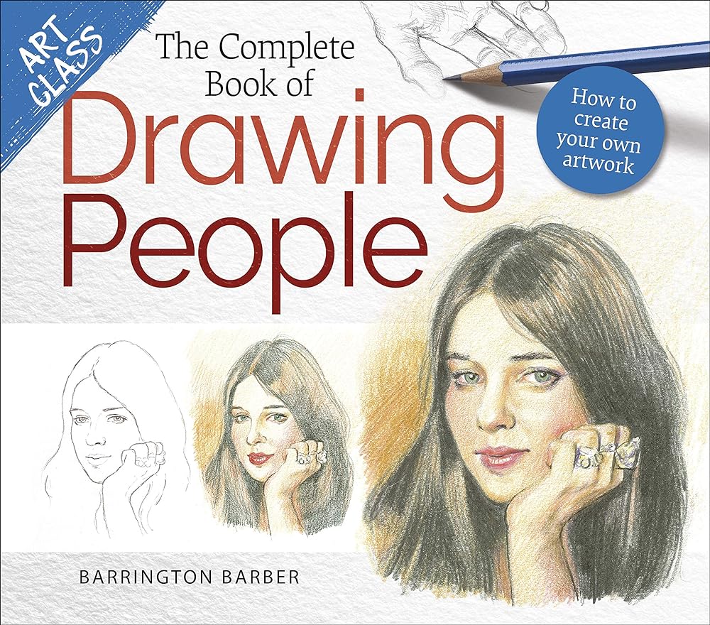 The Complete Book of Drawing People (Art Class) by Barrington Barber - Red Kangaroo Books - 9781789505764