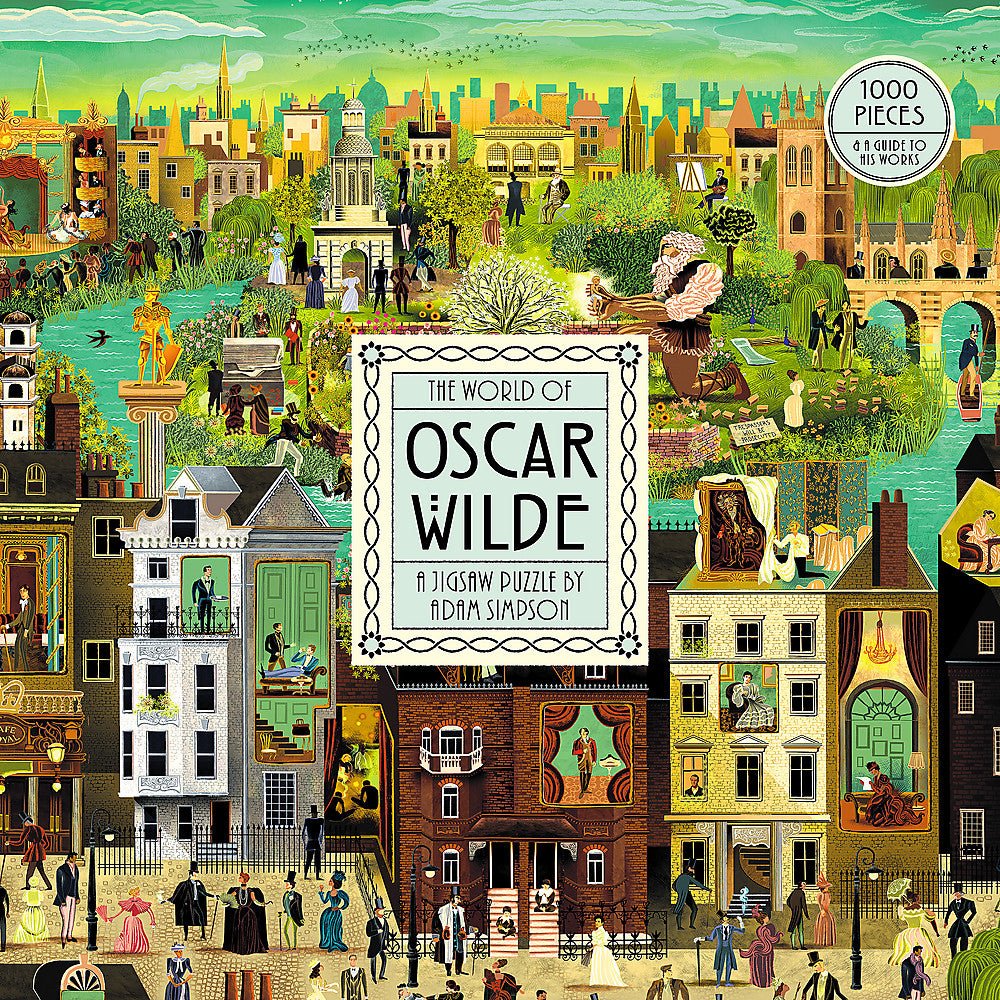 The World of Oscar Wilde A 1000 - piece jigsaw puzzle by Adam Simpson - Red Kangaroo Books - 9781399620017