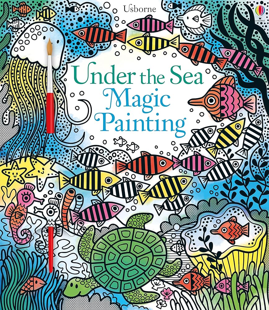 Under The Sea Magic Painting by Usborne - Red Kangaroo Books - 9781474921688