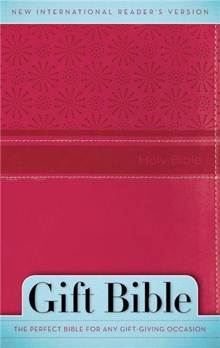 NIrV Gift Bible Leathersoft Pink